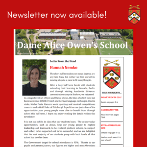 Copy of Copy of Copy of School newsletter