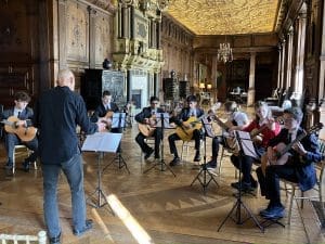Guitar Ensemble performing
